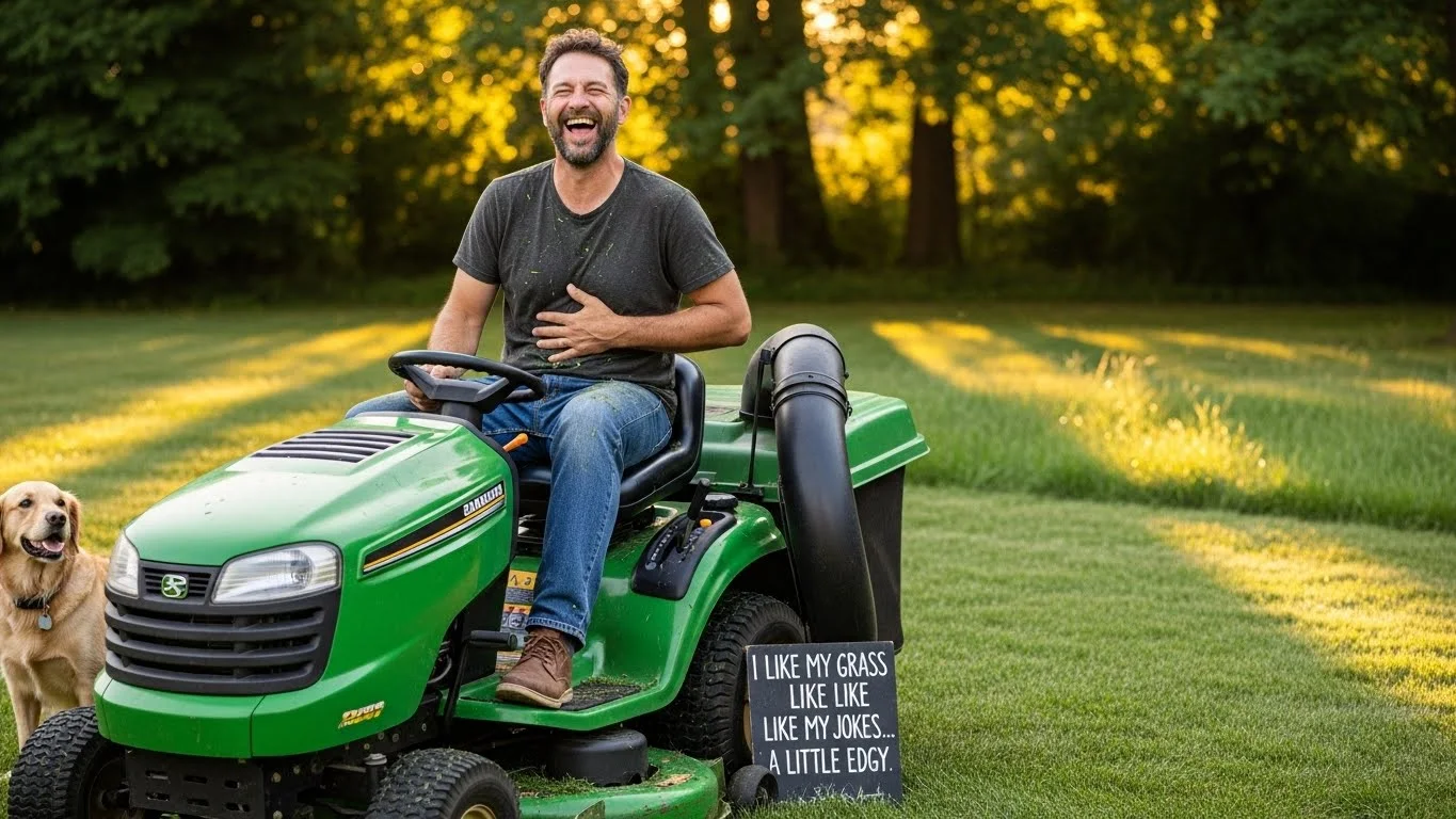 mowing jokes for Tourists and Travelers