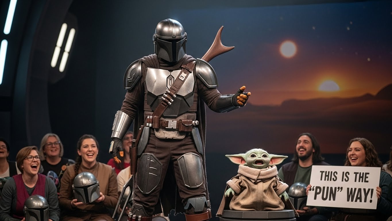 witty the mandalorian puns for social media