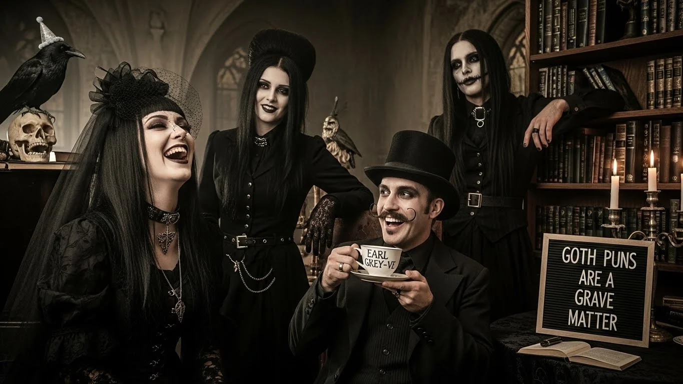 Clean and Family-Friendly Goth puns