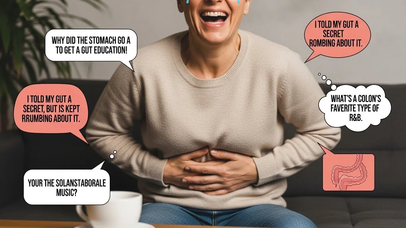 Clever gastrointestinal jokes for Instagram