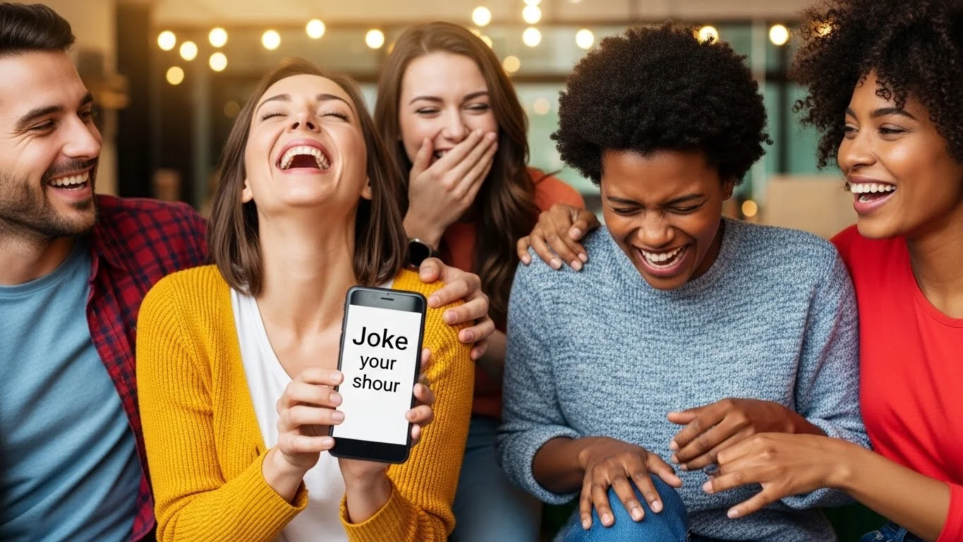 Clever mobile jokes for Instagram