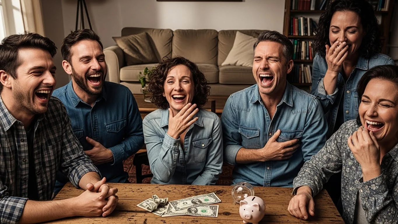 Clever tight with money one liners jokes for Instagram