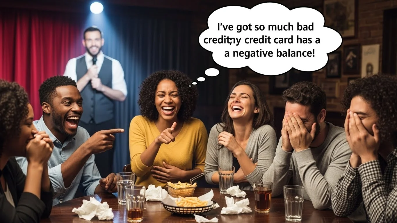 Funny Bad bad credit jokes One Liners