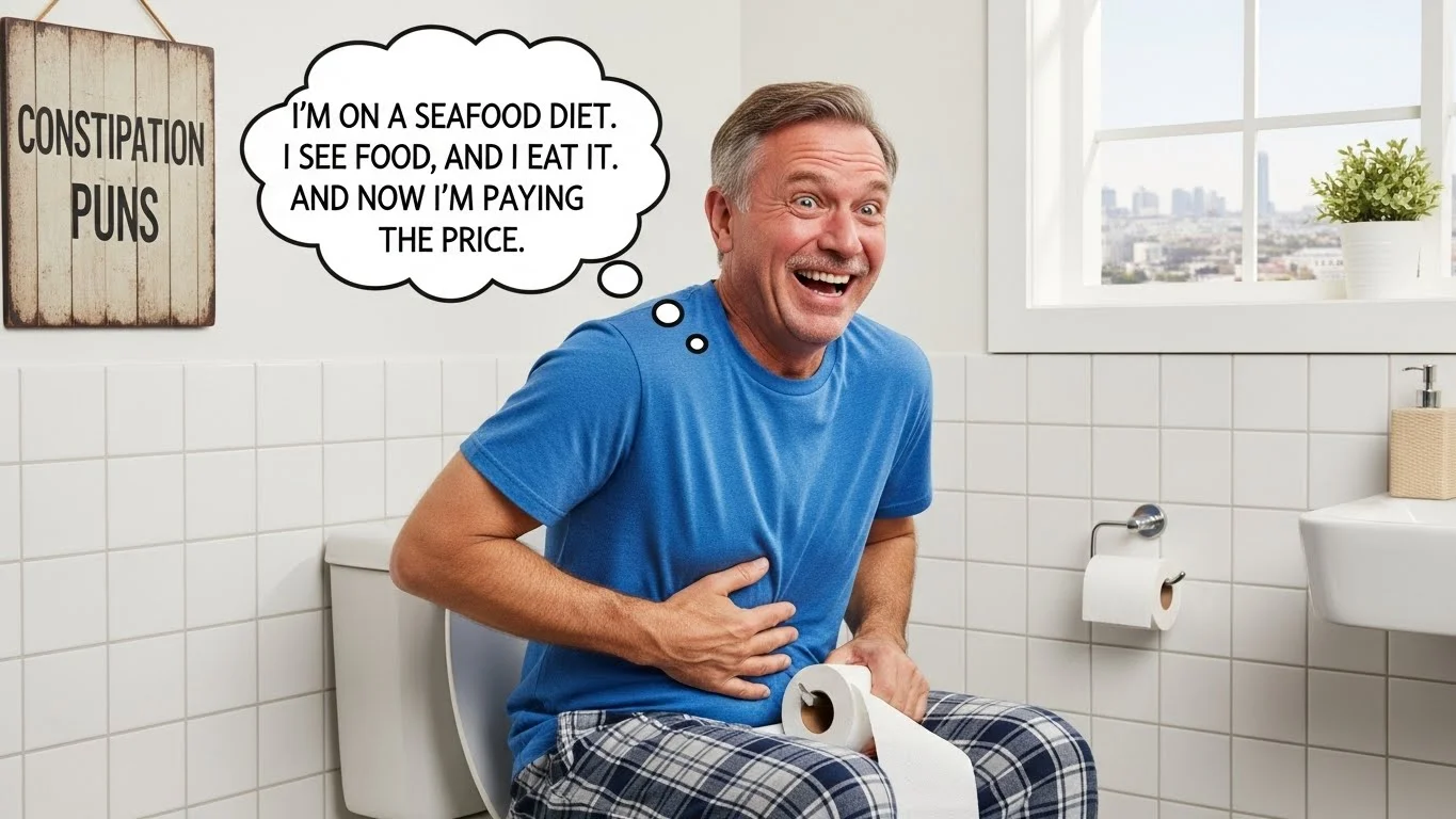 Funny Constipation Puns Captions