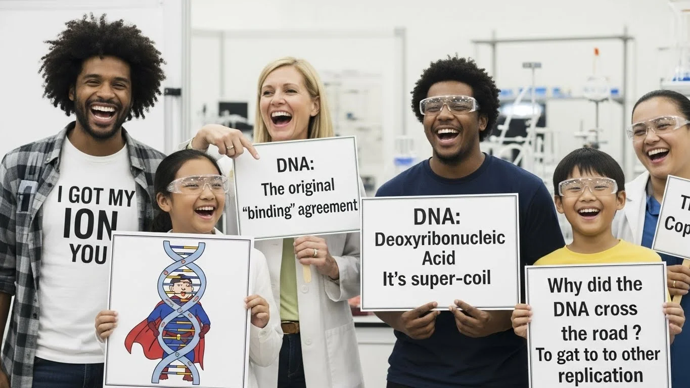 Funny DNA Puns Captions