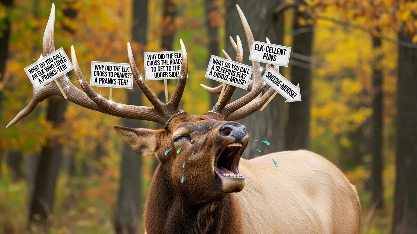 Funny Elk Puns Captions