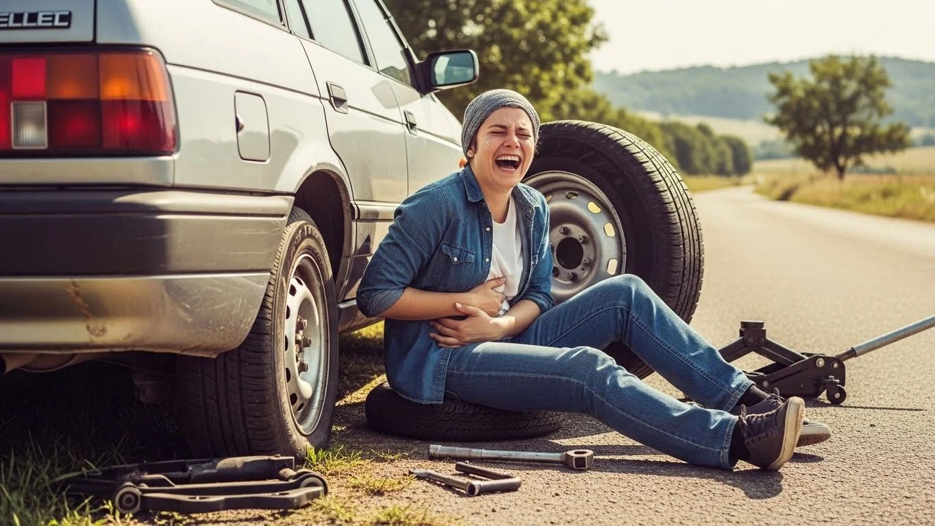 Funny Flat Tire Jokes Captions
