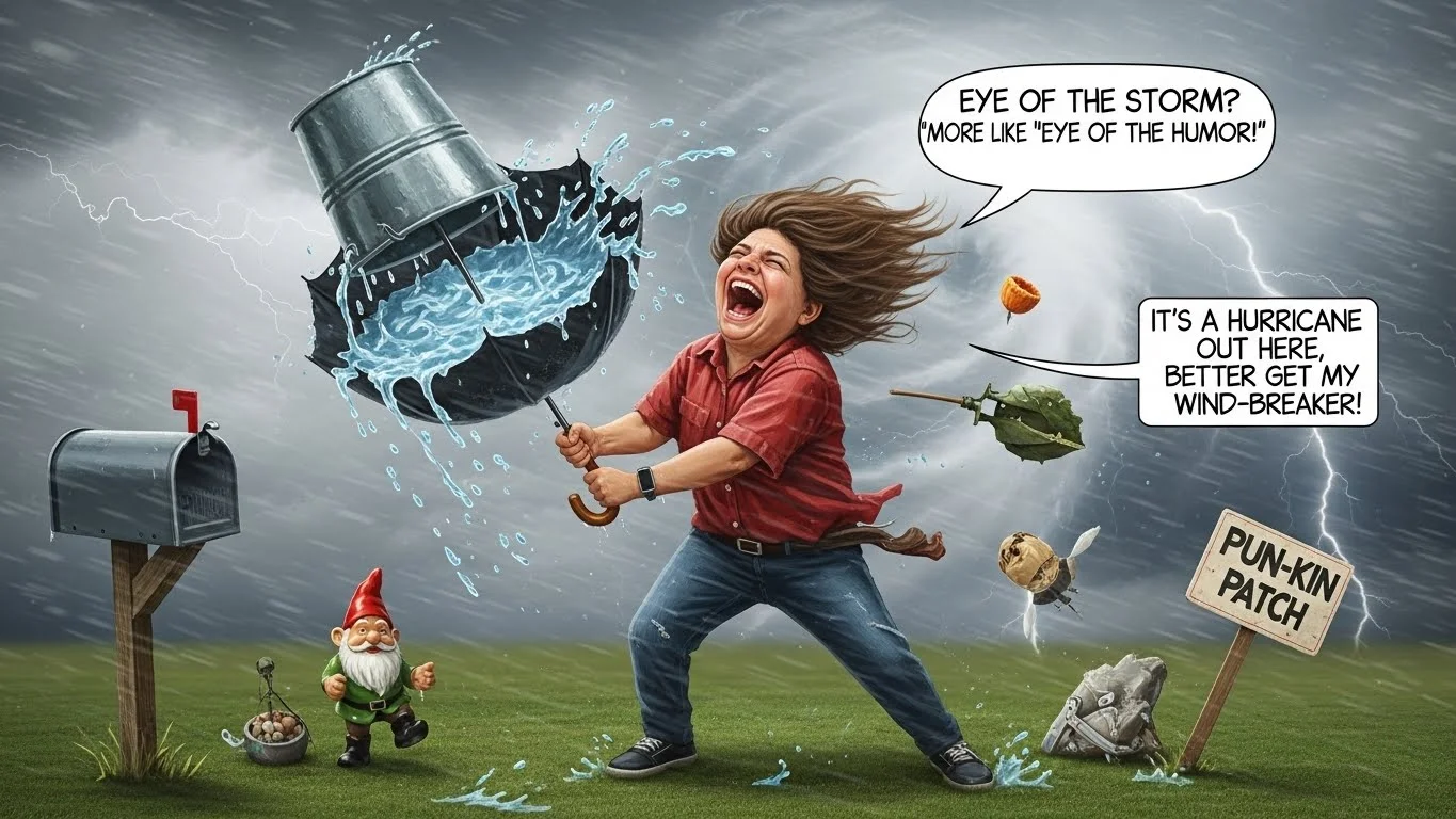 Funny Hurricane Puns Captions