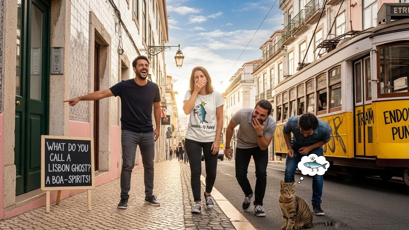 Funny Lisbon Puns Captions