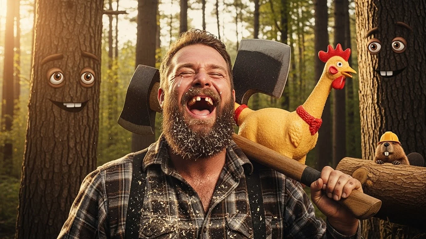 Funny Lumberjack Puns Captions