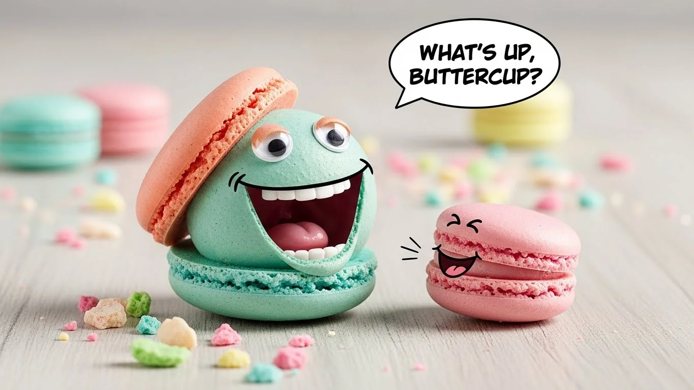 Funny Macaron Puns Captions