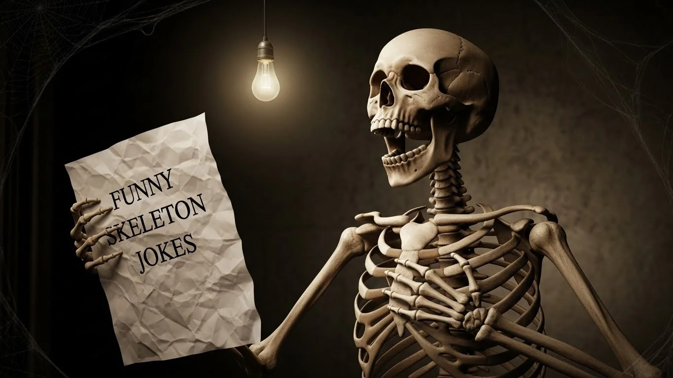 Funny Skeleton Puns Captions
