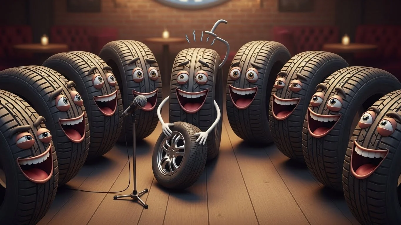 Funny Tire Jokes Captions