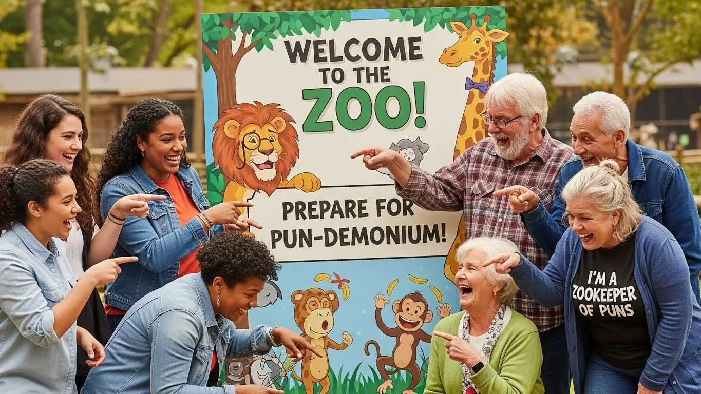 Funny Zoo Puns Captions