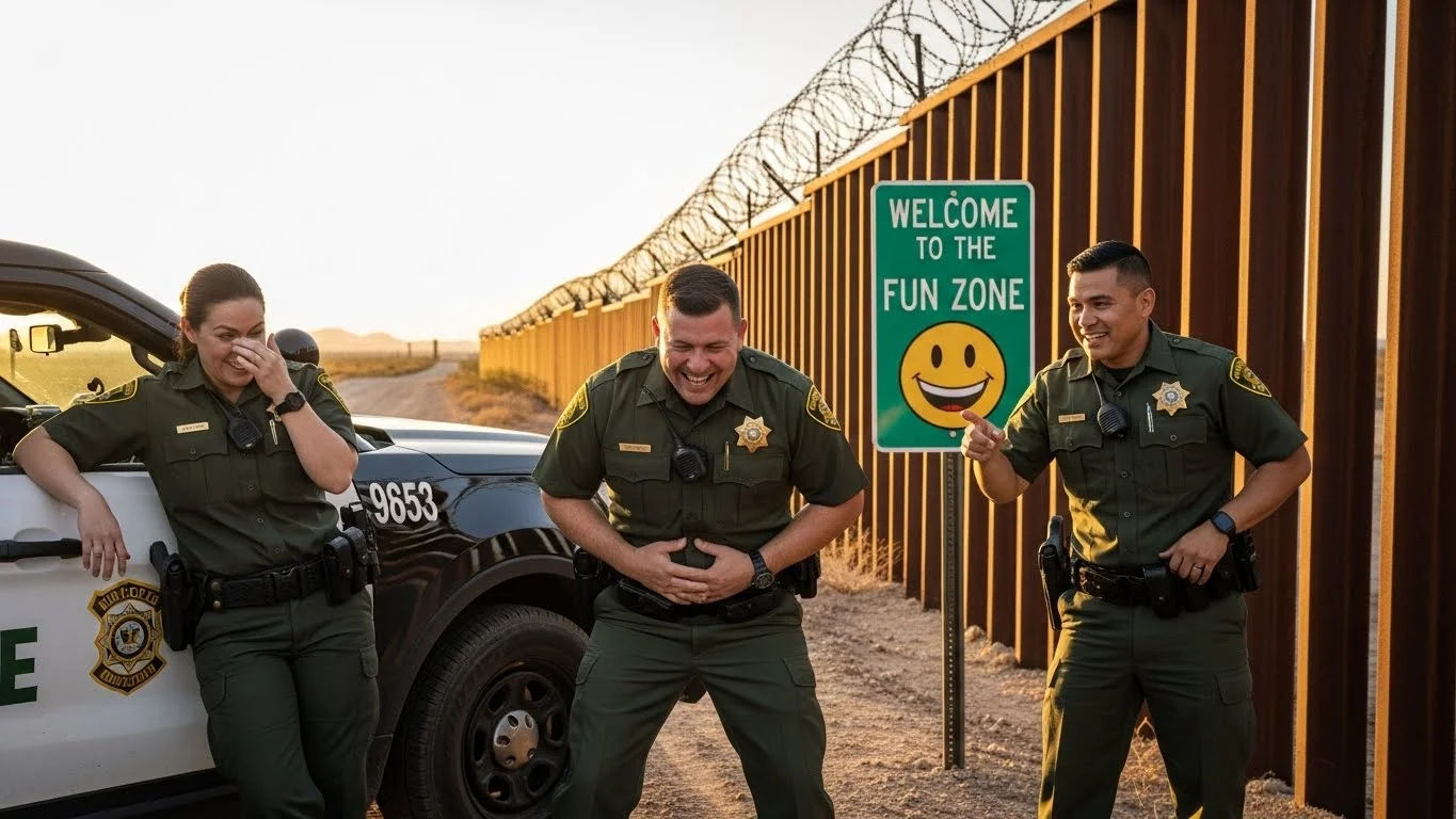 Funny border patrol jokes One Liners