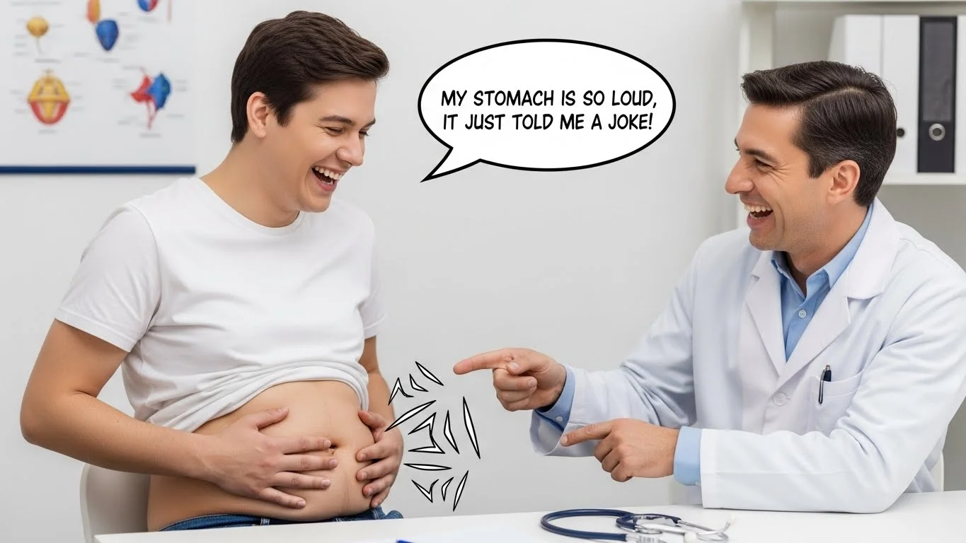 Funny stomach jokes One Liners