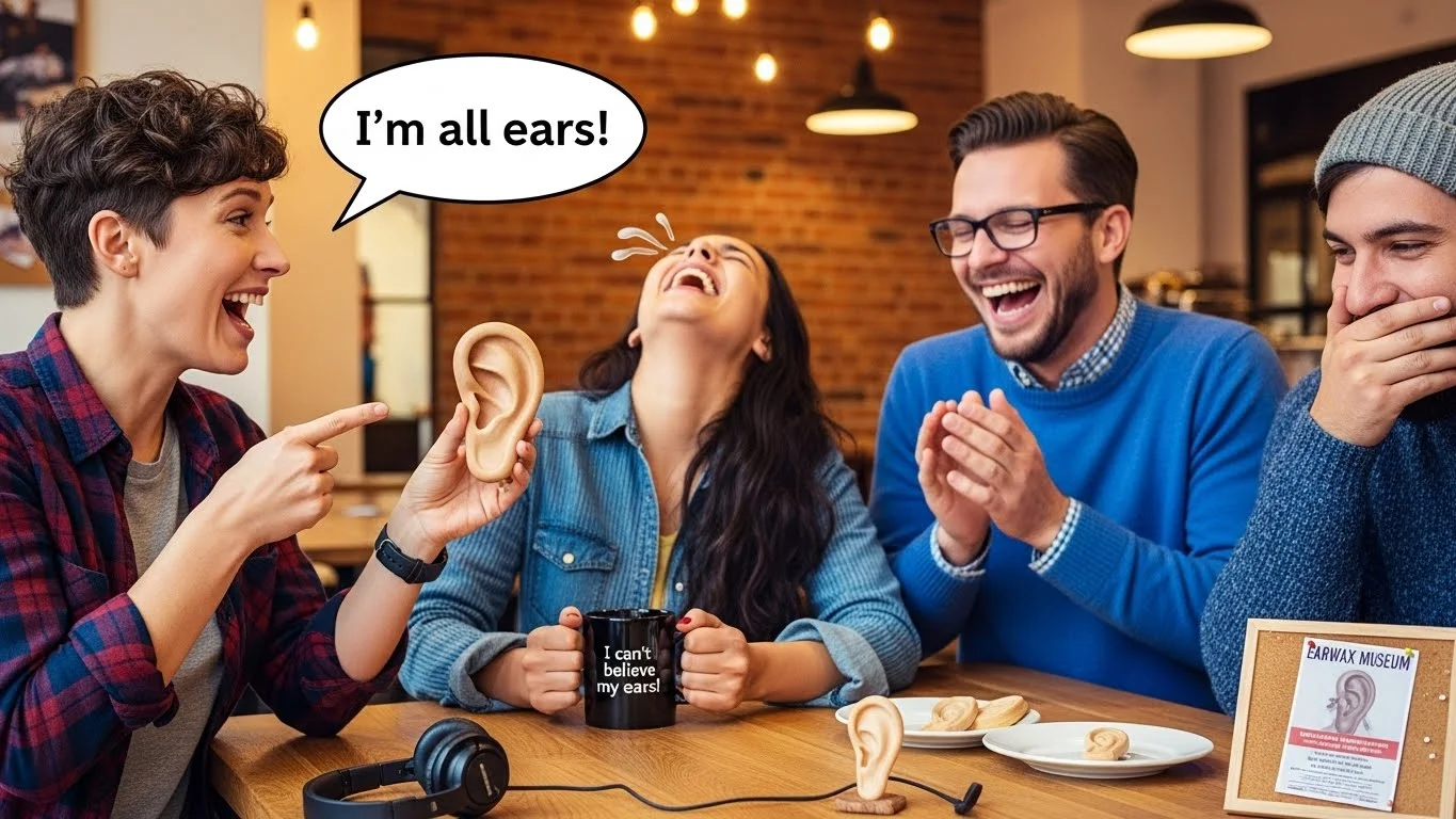 Funy Ear Puns Captions