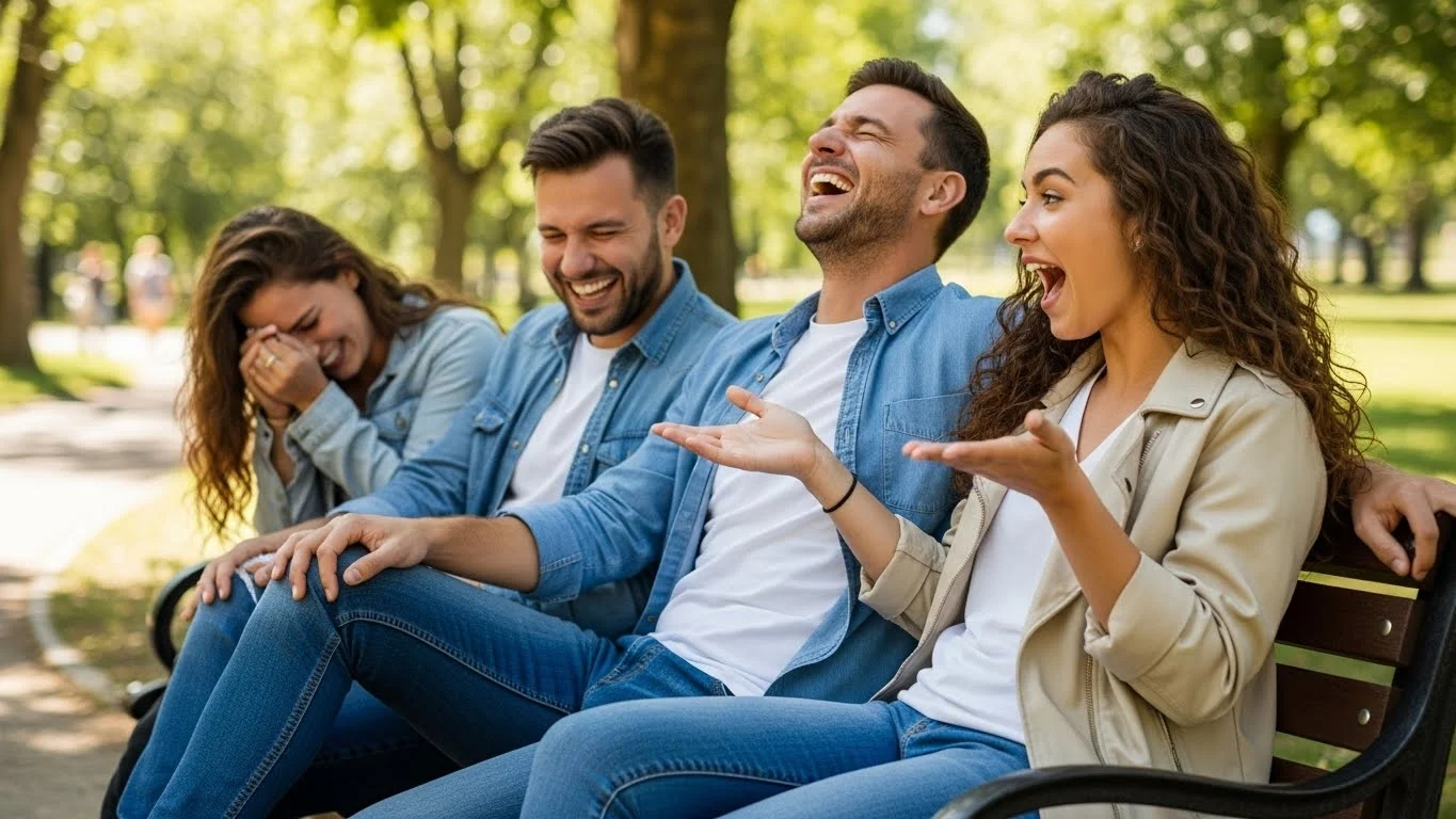 Iconic Sayings with a bench jokes