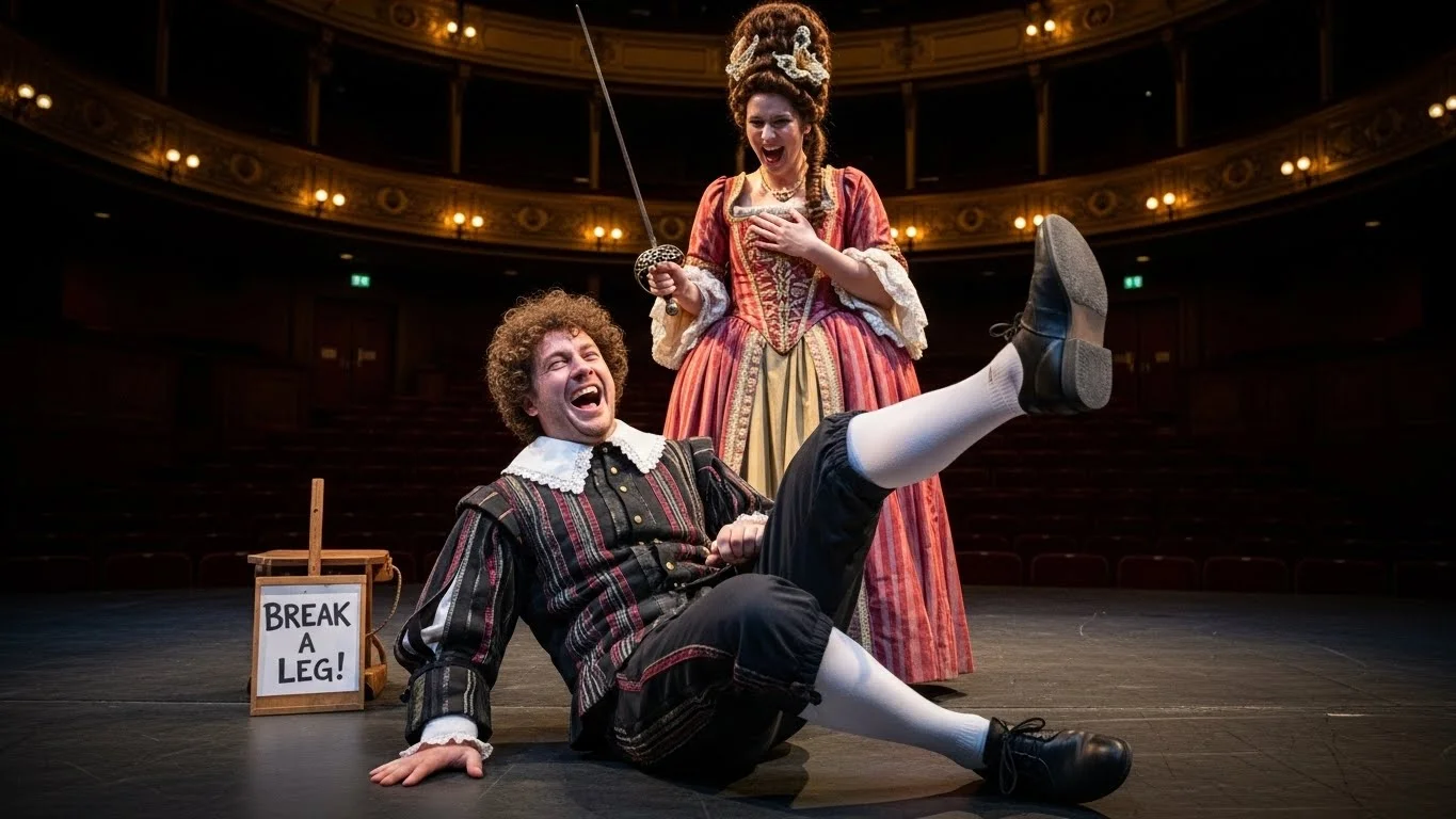 Iconic Sayings with a break a leg jokes