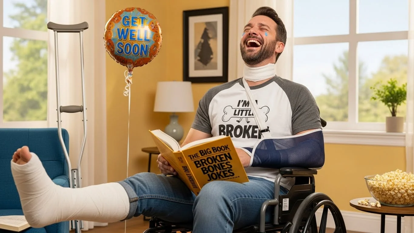 Iconic Sayings with a broken bones jokes