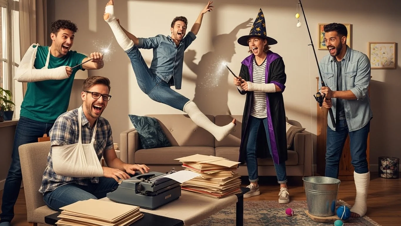 Iconic Sayings with a cast puns