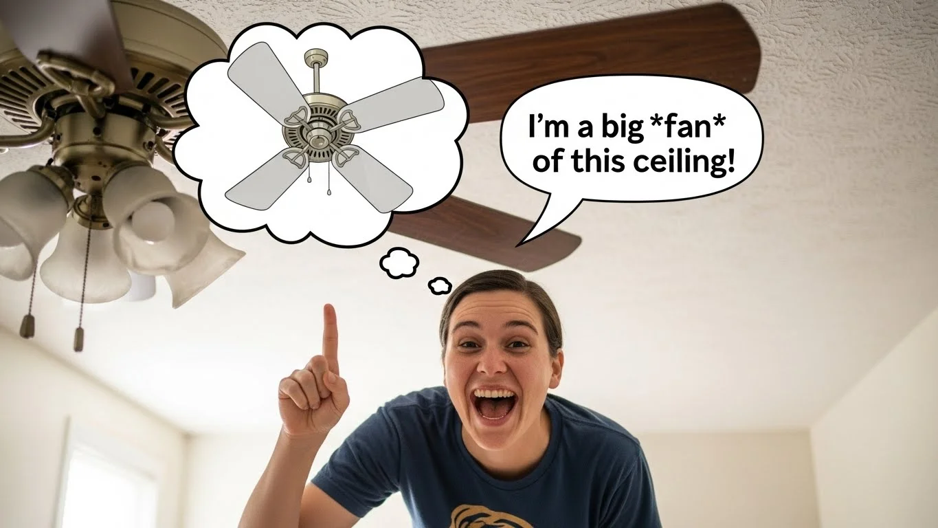 Iconic Sayings with a ceiling puns