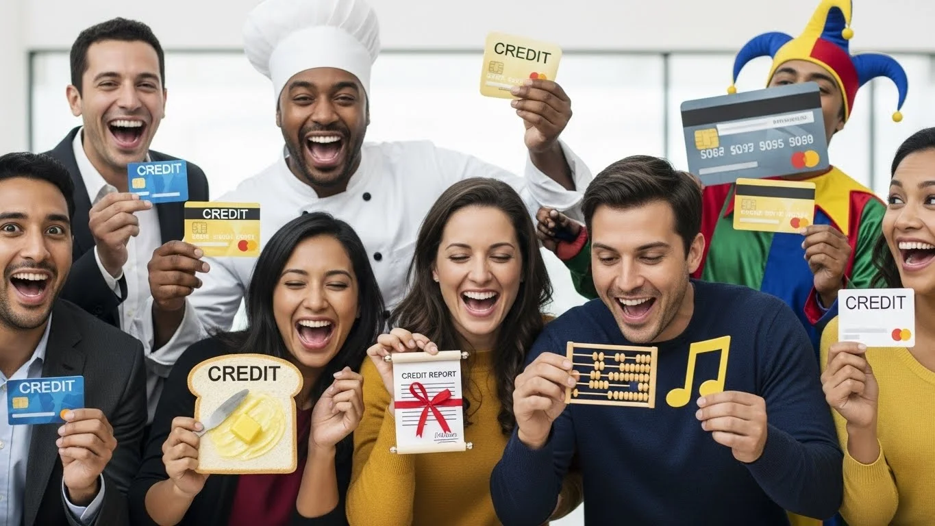 Iconic Sayings with a credit puns