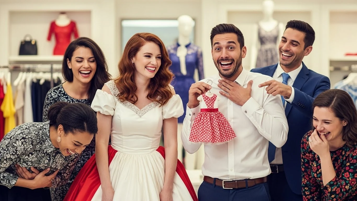 Iconic Sayings with a dress jokes