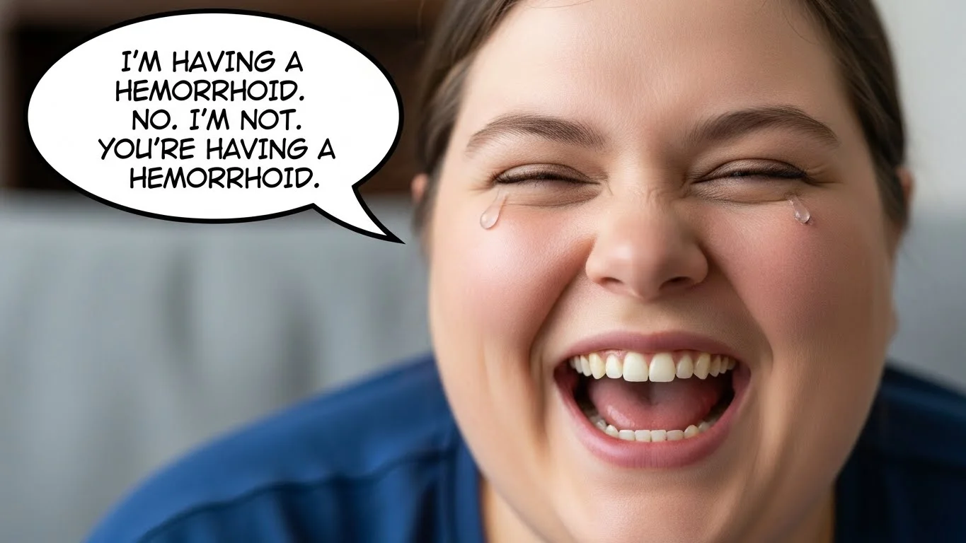 Iconic Sayings with a funny hemorrhoid quotes jokes