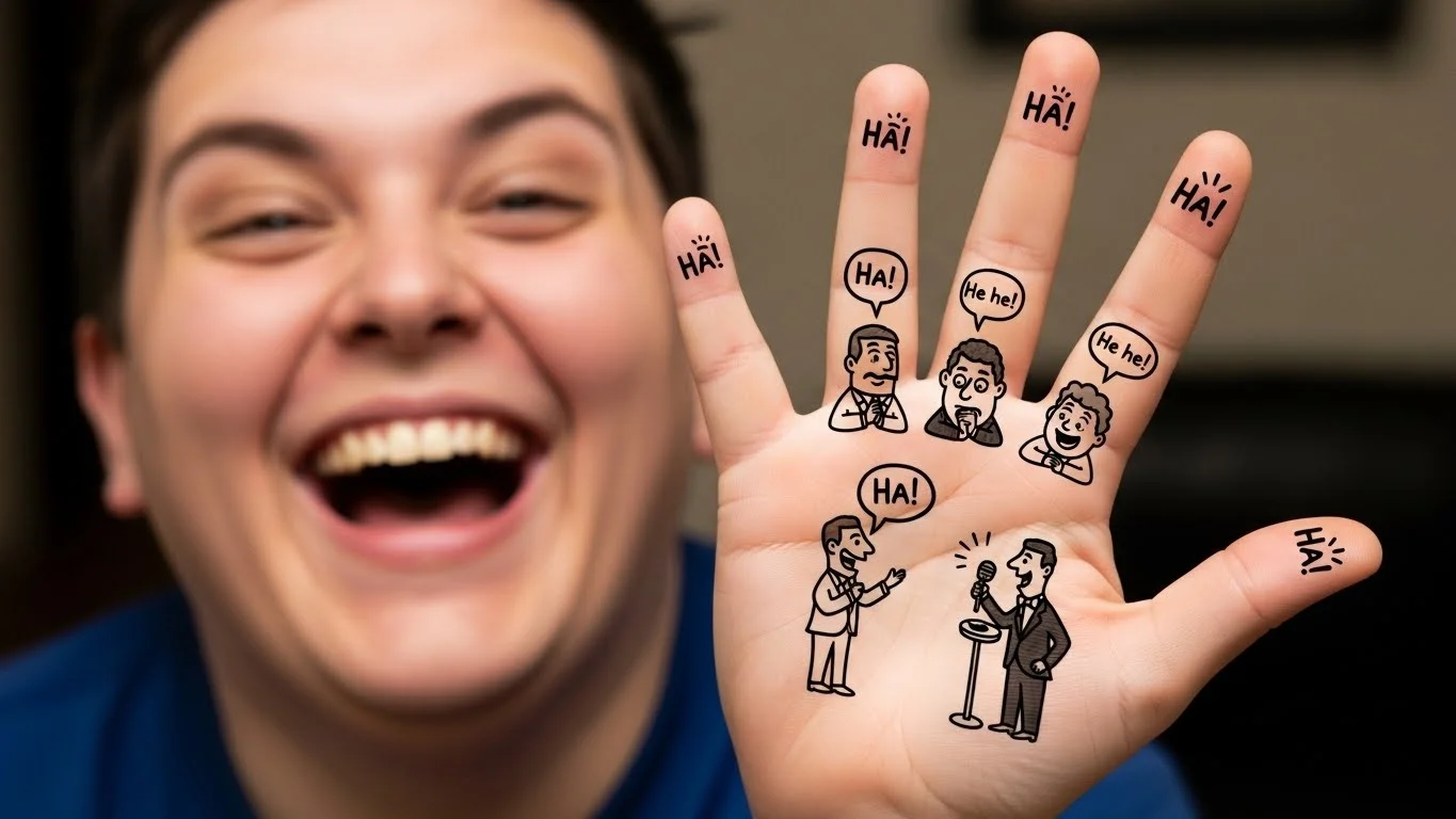 Iconic Sayings with a palm jokes