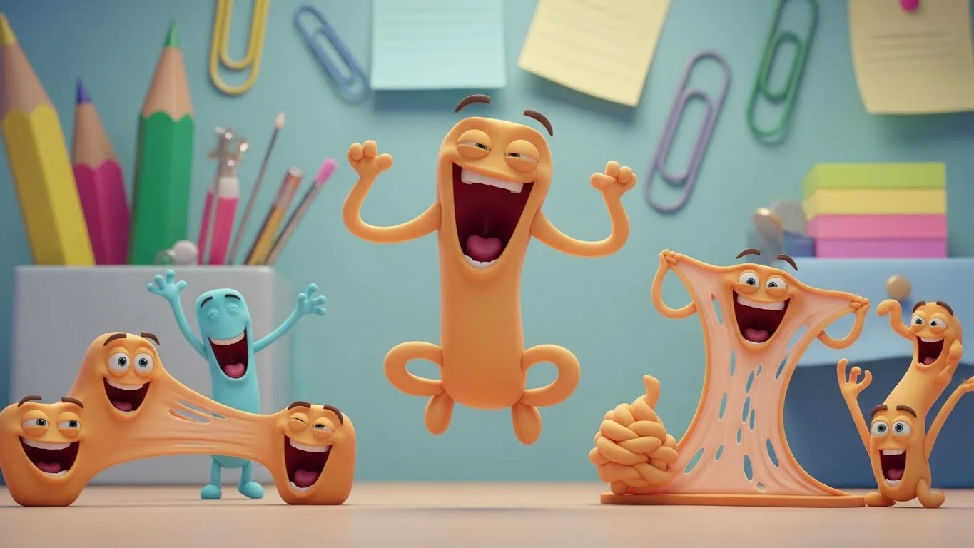 Iconic Sayings with a rubber band puns