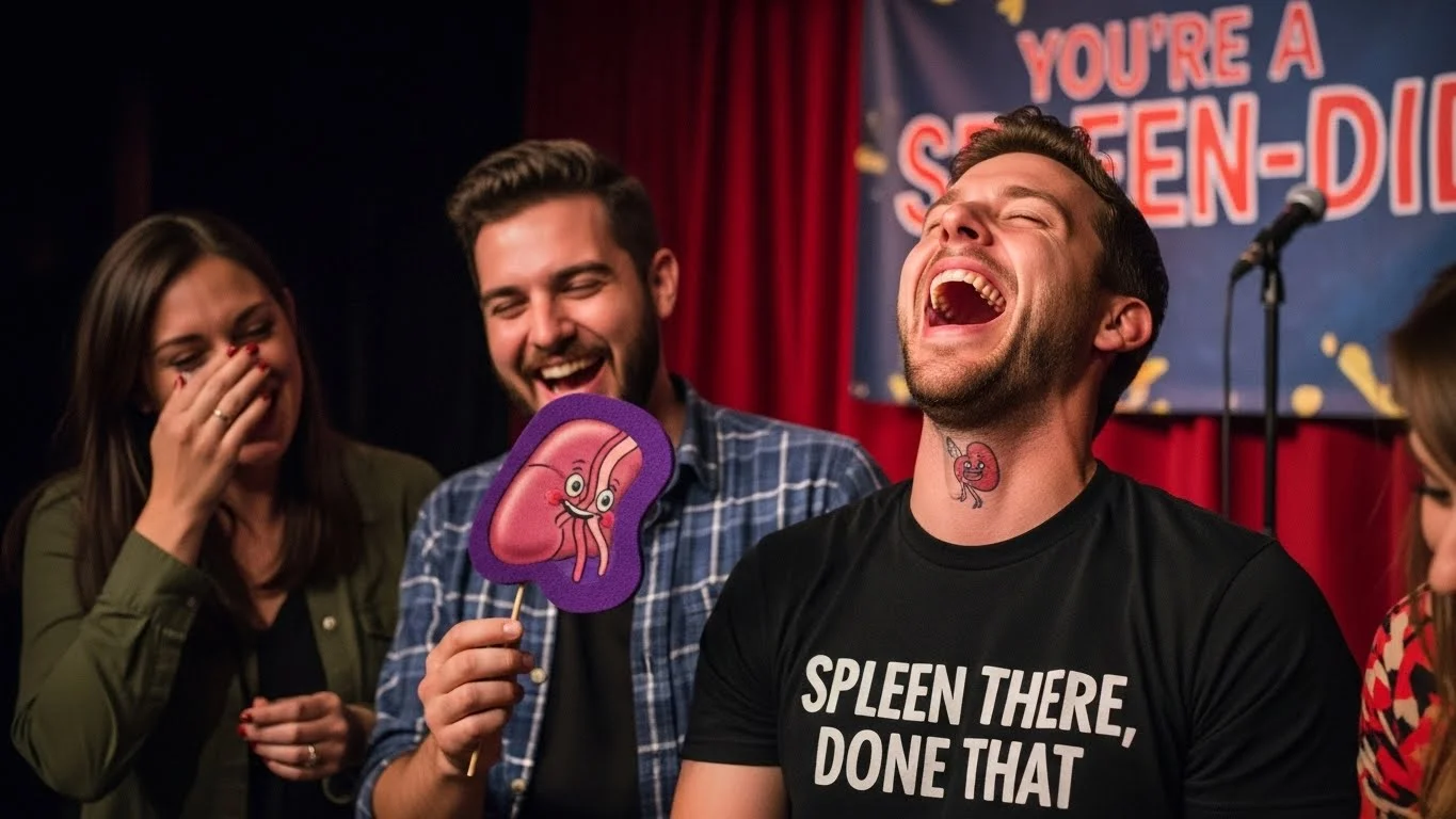 Iconic Sayings with a spleen puns