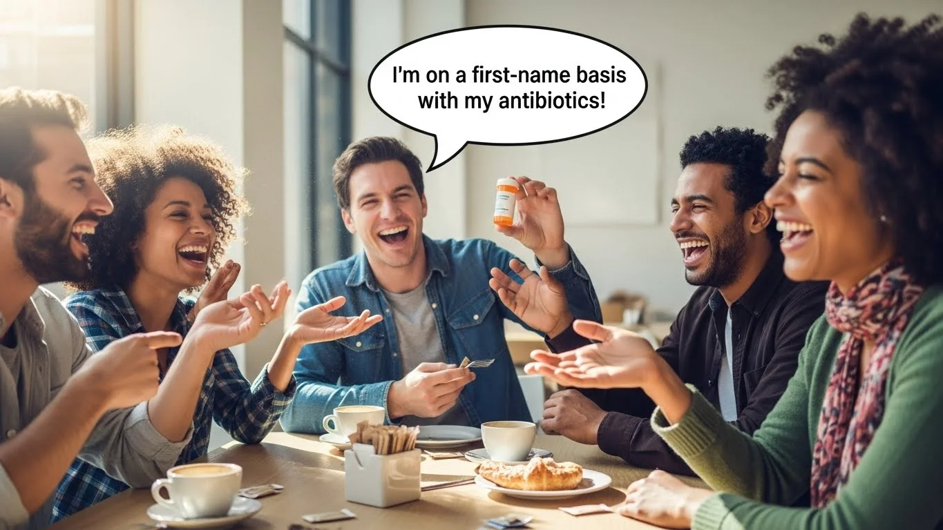 Iconic Sayings with an antibiotic jokes