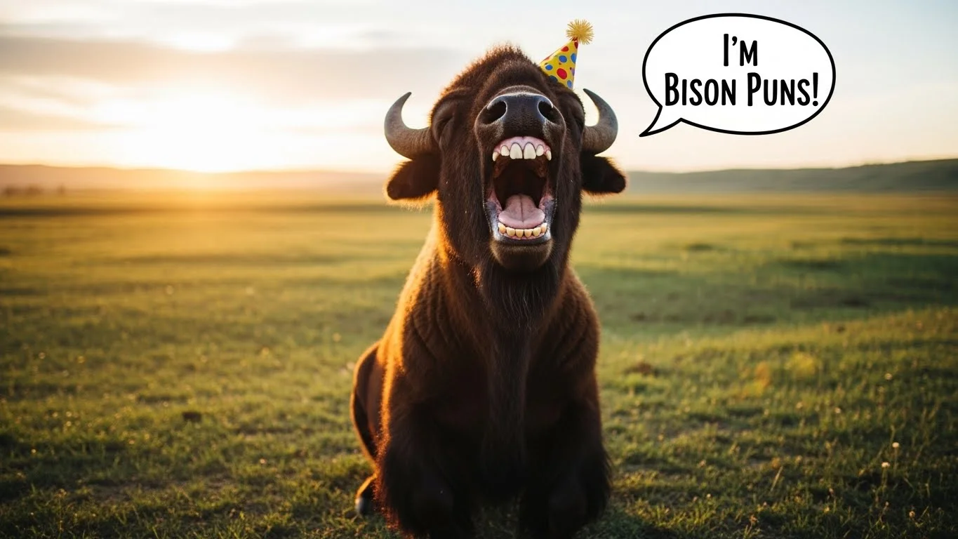 Punny Bison puns Quotes That'll Crack You Up