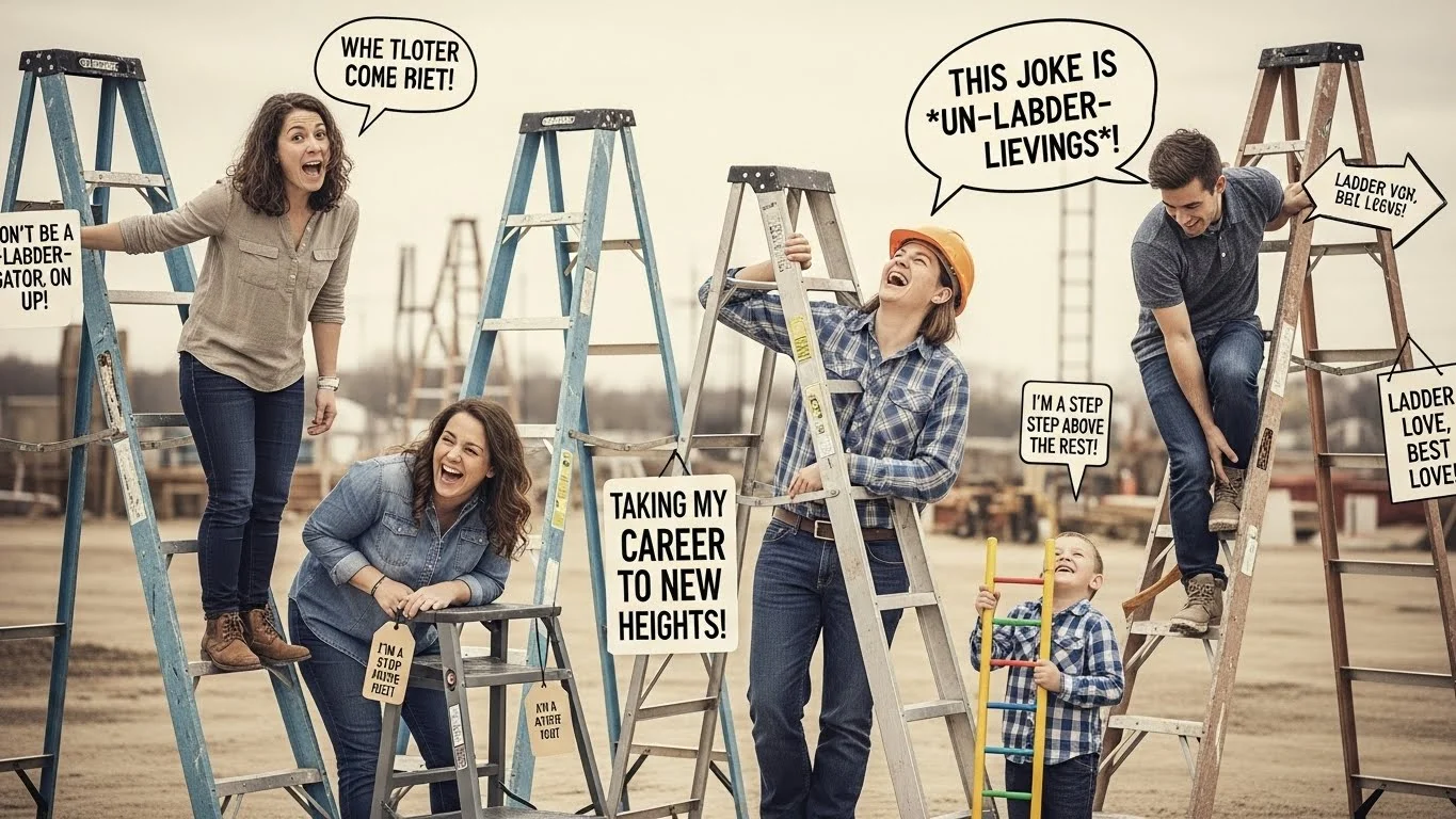 Punny Ladder puns Quotes That'll Crack You Up