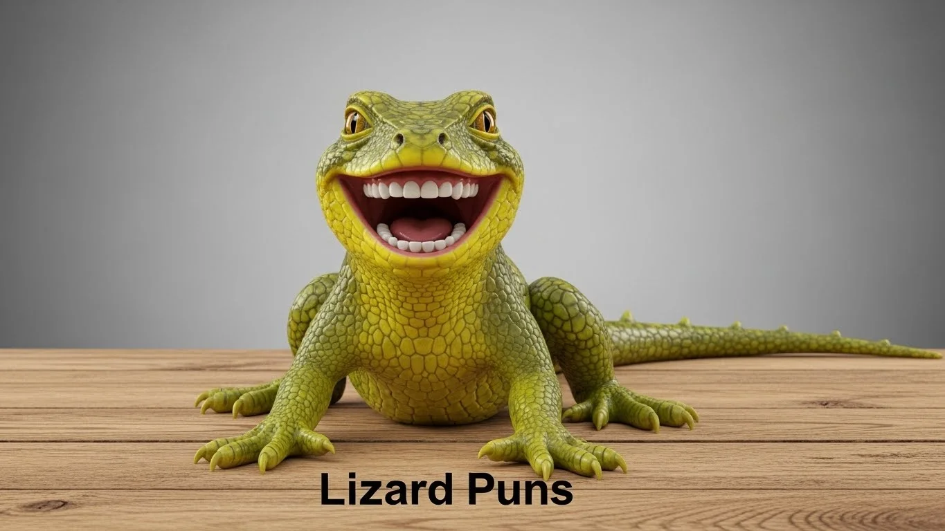 Punny Lizard puns Quotes That'll Crack You Up