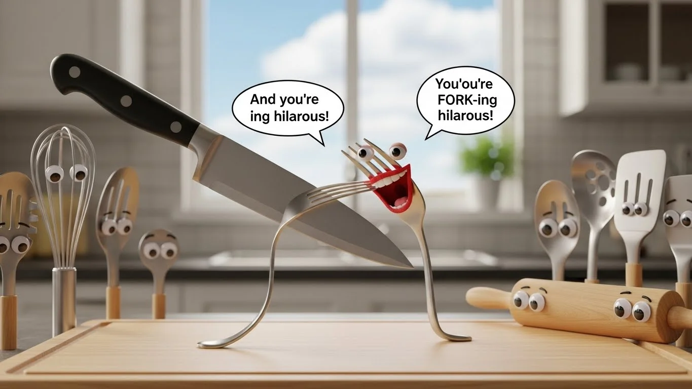 Short Funny Kitchen Utensil Puns