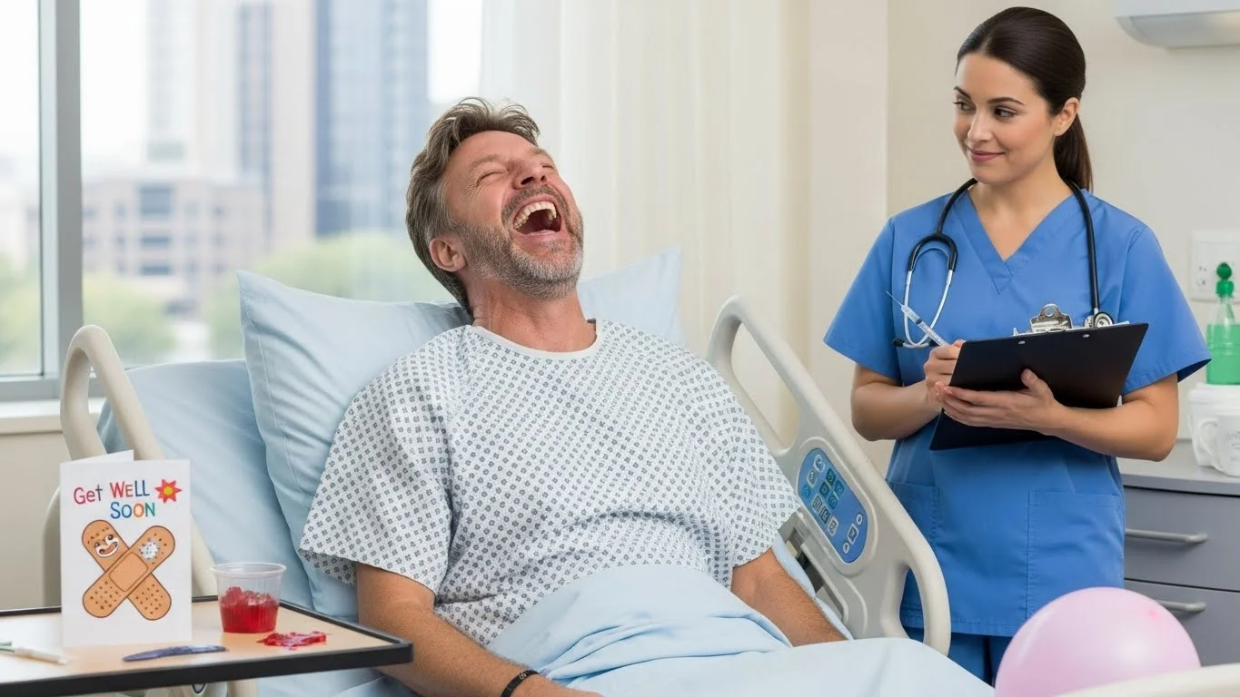 Short Funny hospital bed hospital humor jokes