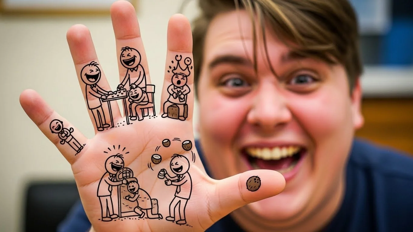 Short Funny palm jokes