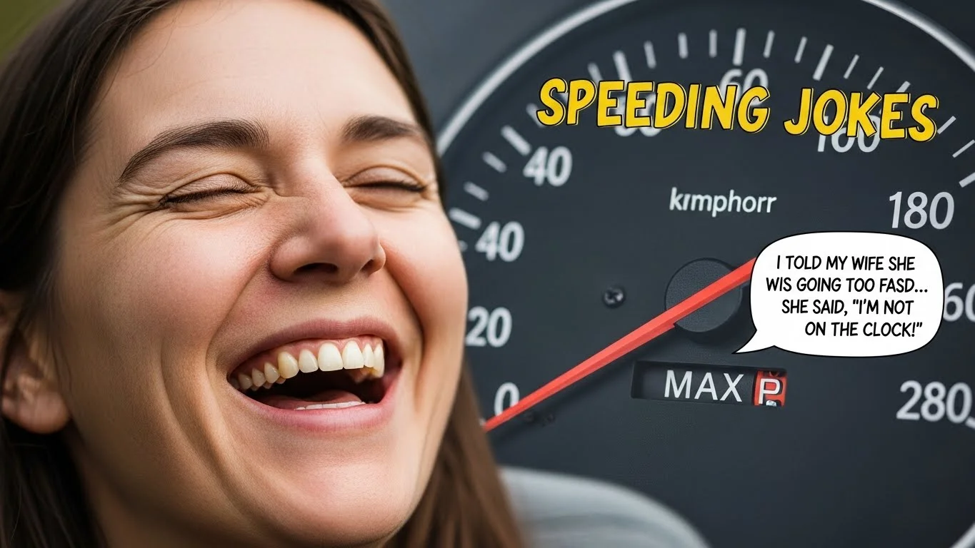 Short speeding jokes one liners One Liners