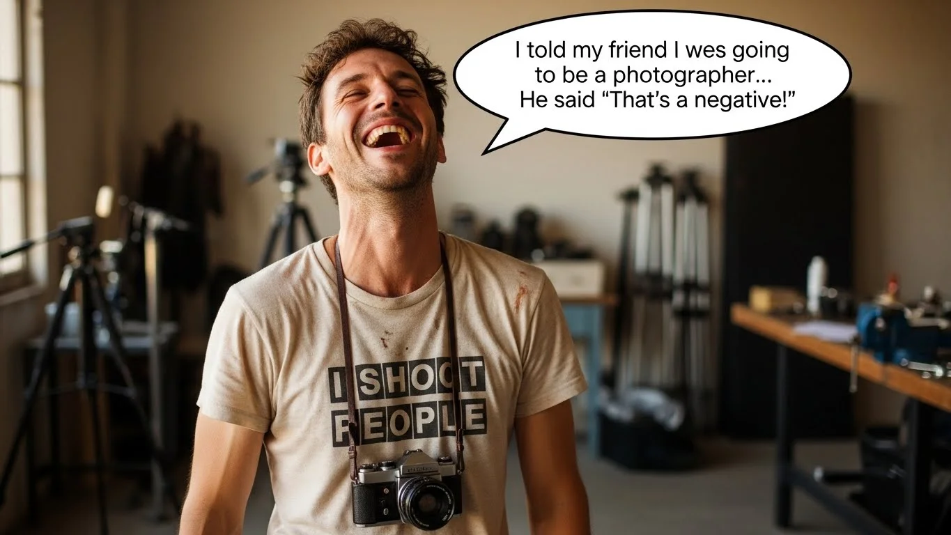 Silly & Sassy camera jokes one liners Wordplay