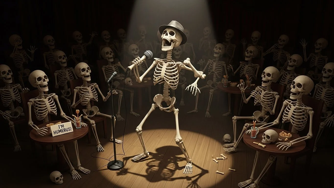 Witty Bone Jokes for Social Media