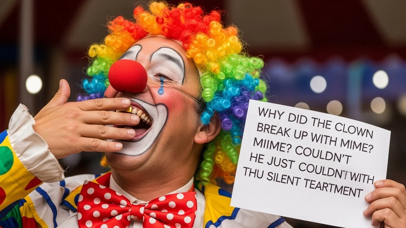 Witty Clown Puns for Social Media