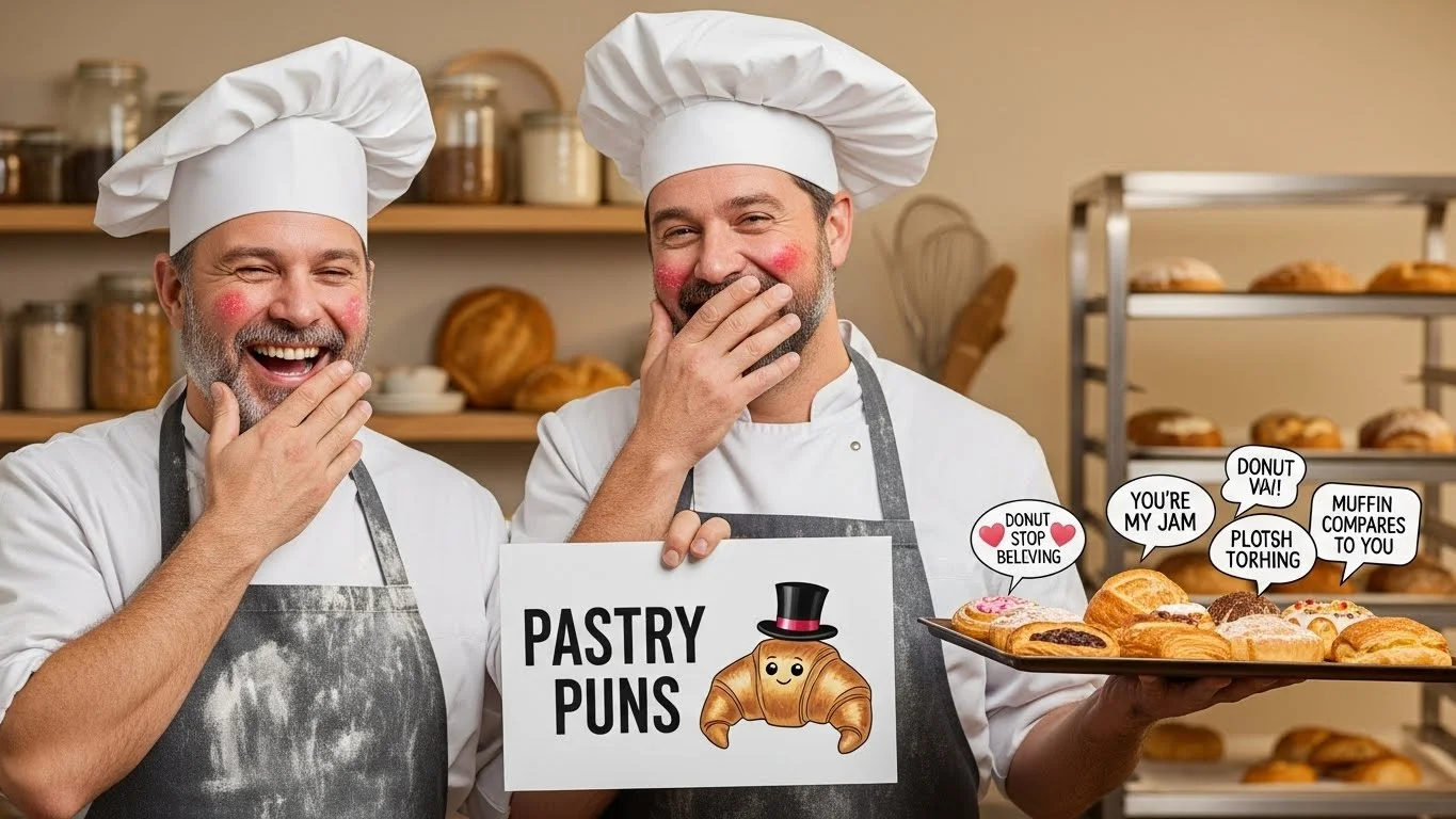 Witty Pastry Puns for Social Media