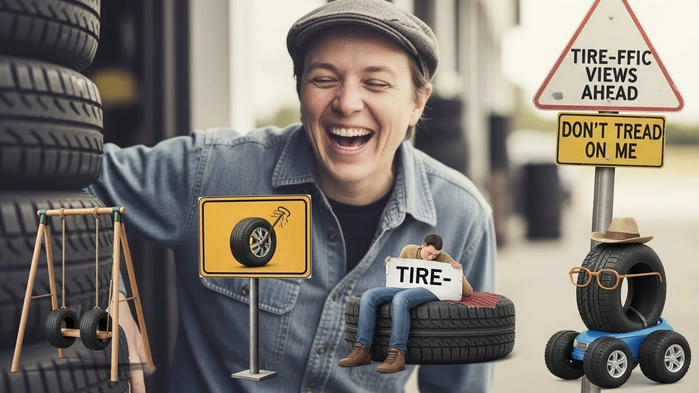 Witty Tire Puns for Social Media