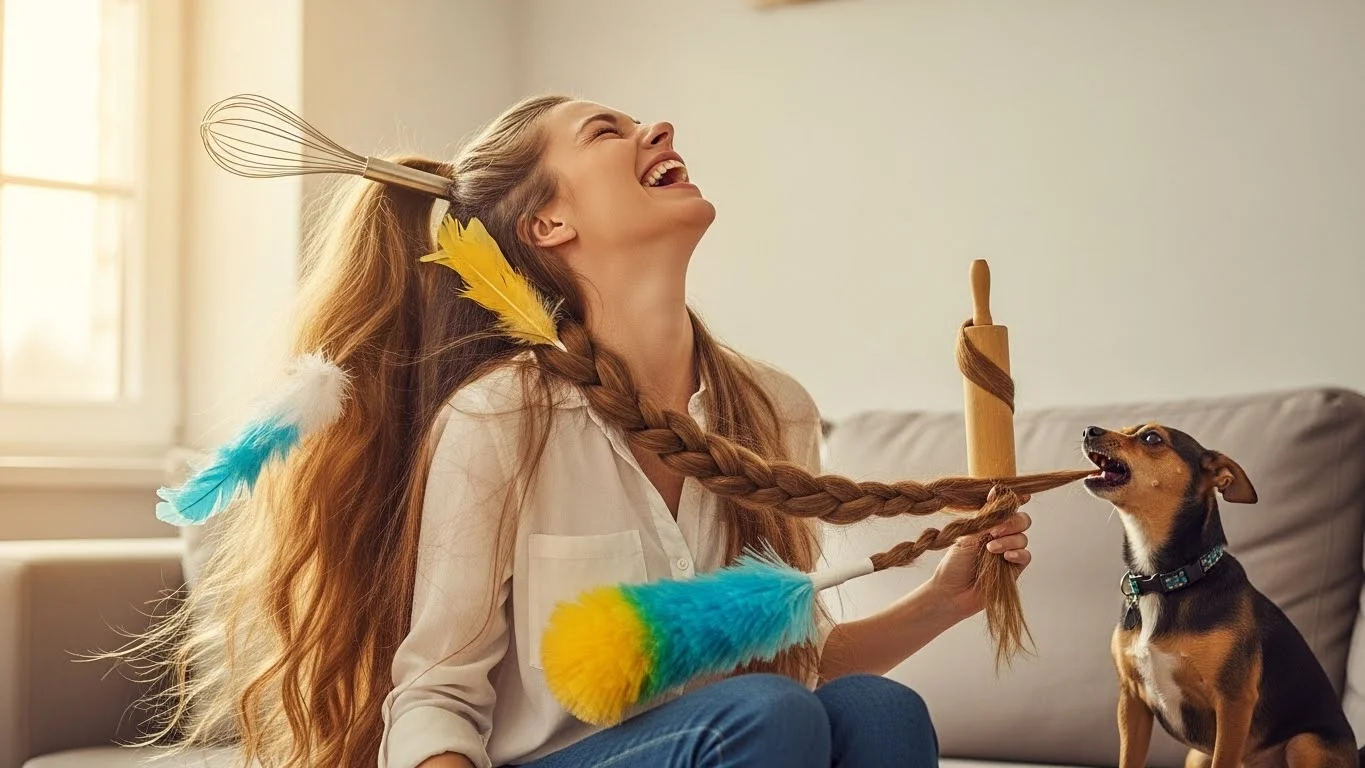 long hair jokes for Instagram