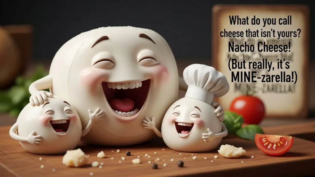 mozzarella cheese puns