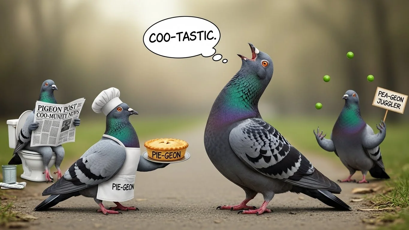 pigeon puns