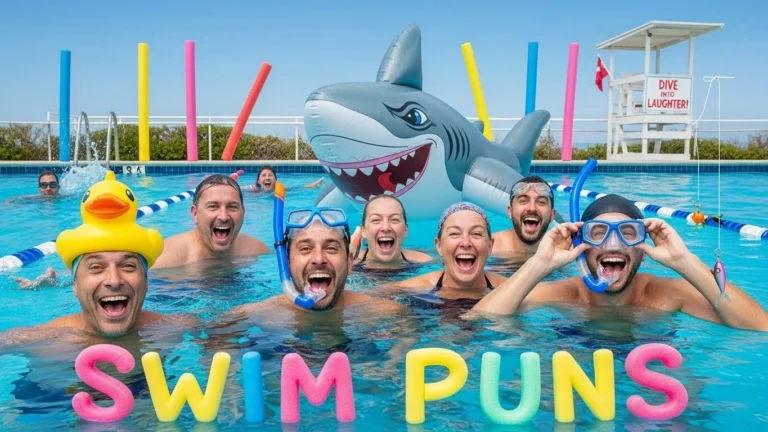 swim puns