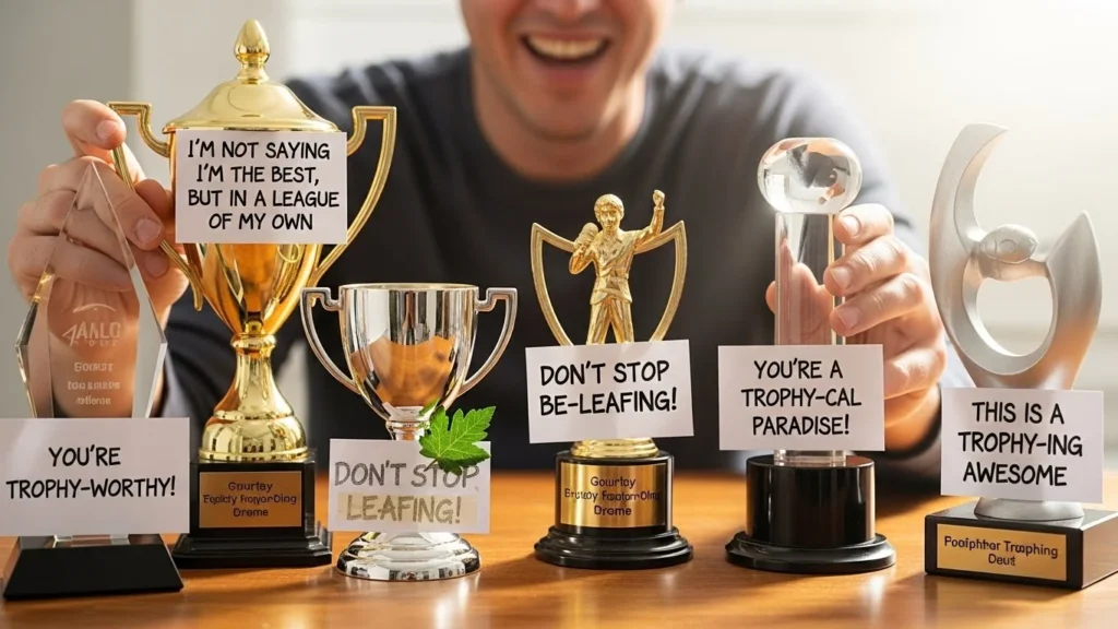 trophy puns